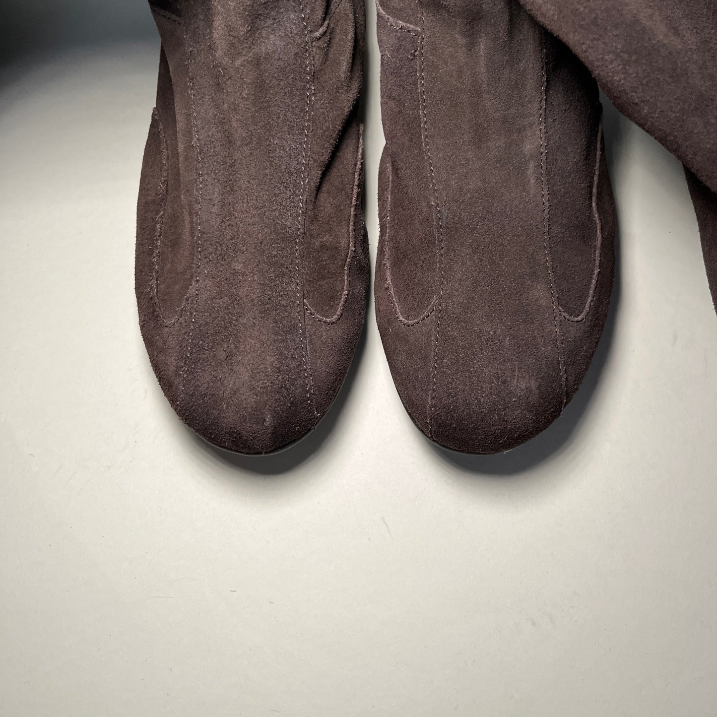 Bottes en daim marron