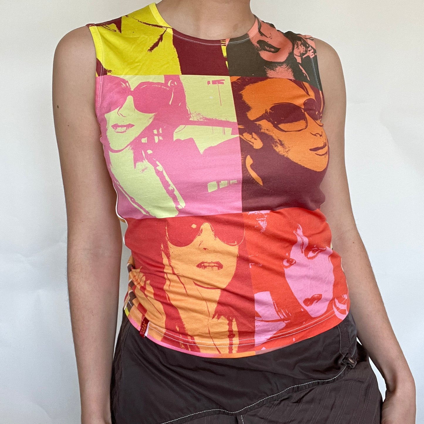 Vintage 90's Archive Miss Sixty pop art tank top