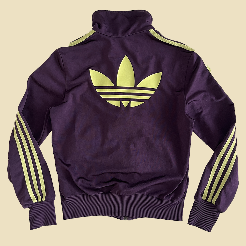 Veste violette Adidas vintage