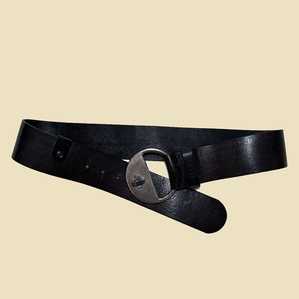 Ceinture Diesel en cuir marron