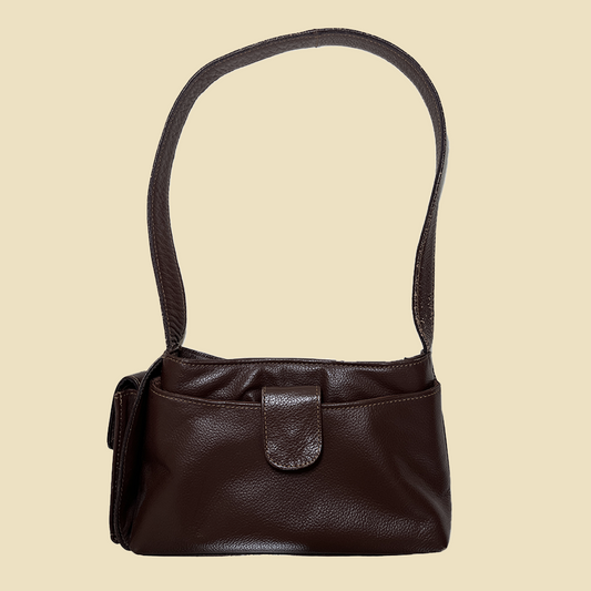 Sac utilitaire en cuir marron