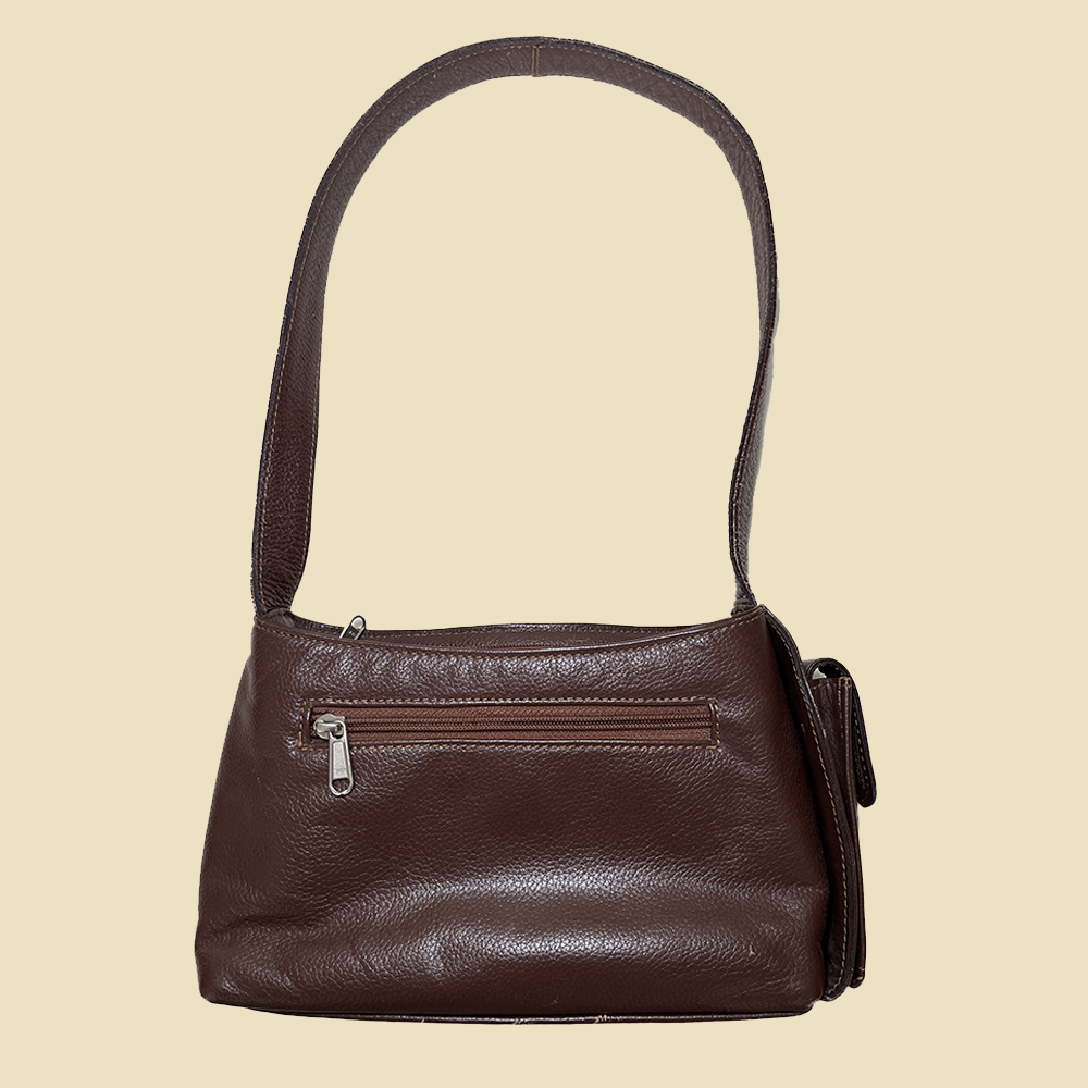 Sac utilitaire en cuir marron