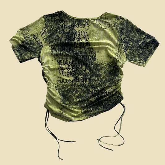 T-shirt graphique vert