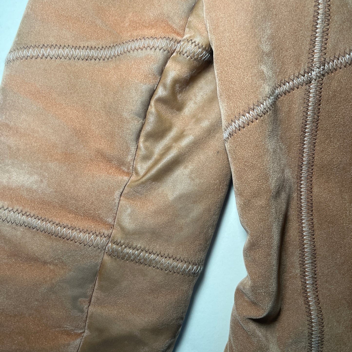 Manteau afghan beige et marron vintage y2k