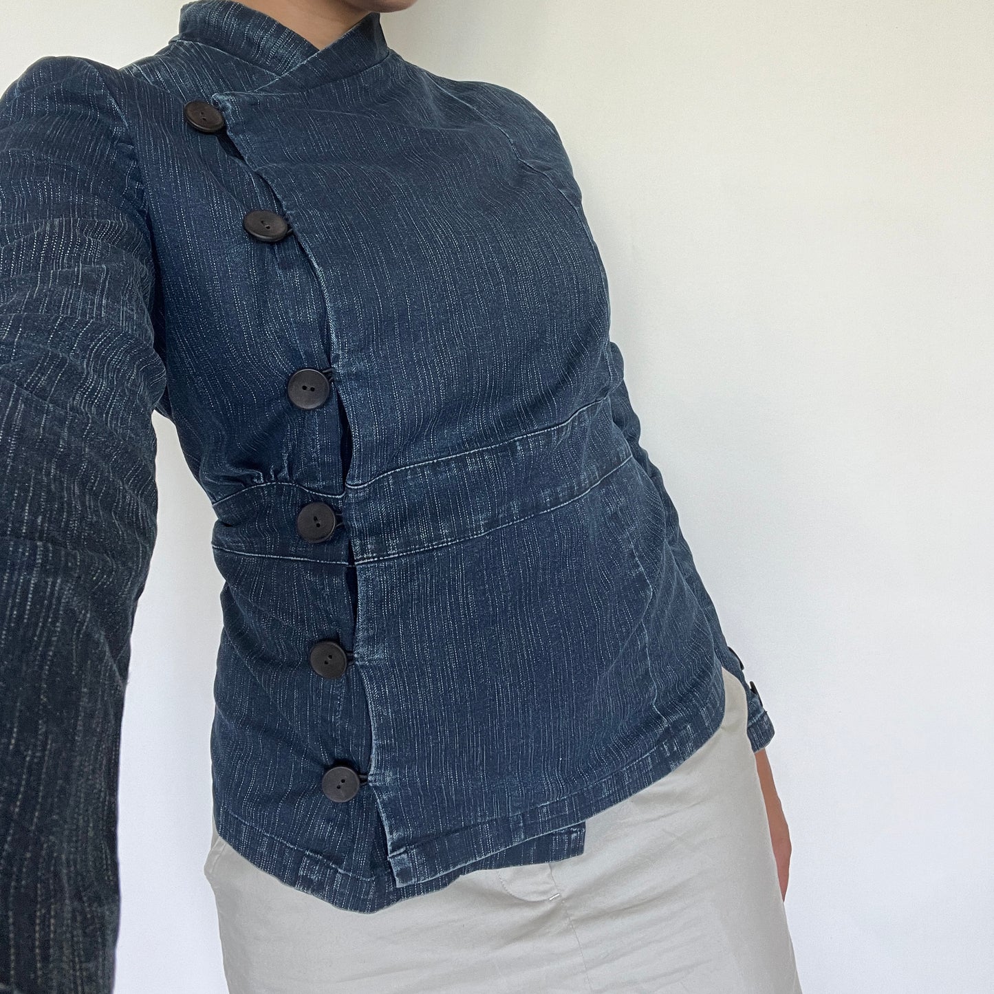 Veste en jean cintrée