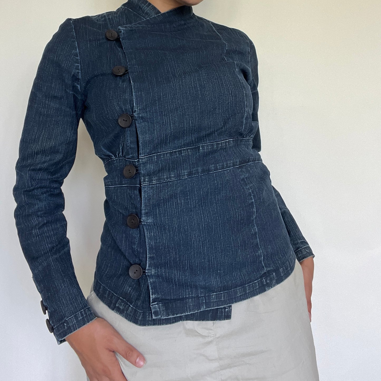 Veste en jean cintrée