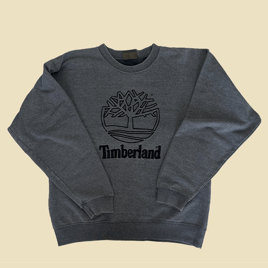 Sweat gris foncé Timberland vintage