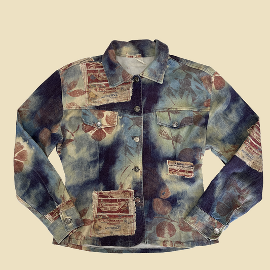 Veste en jean graphique Hawaii