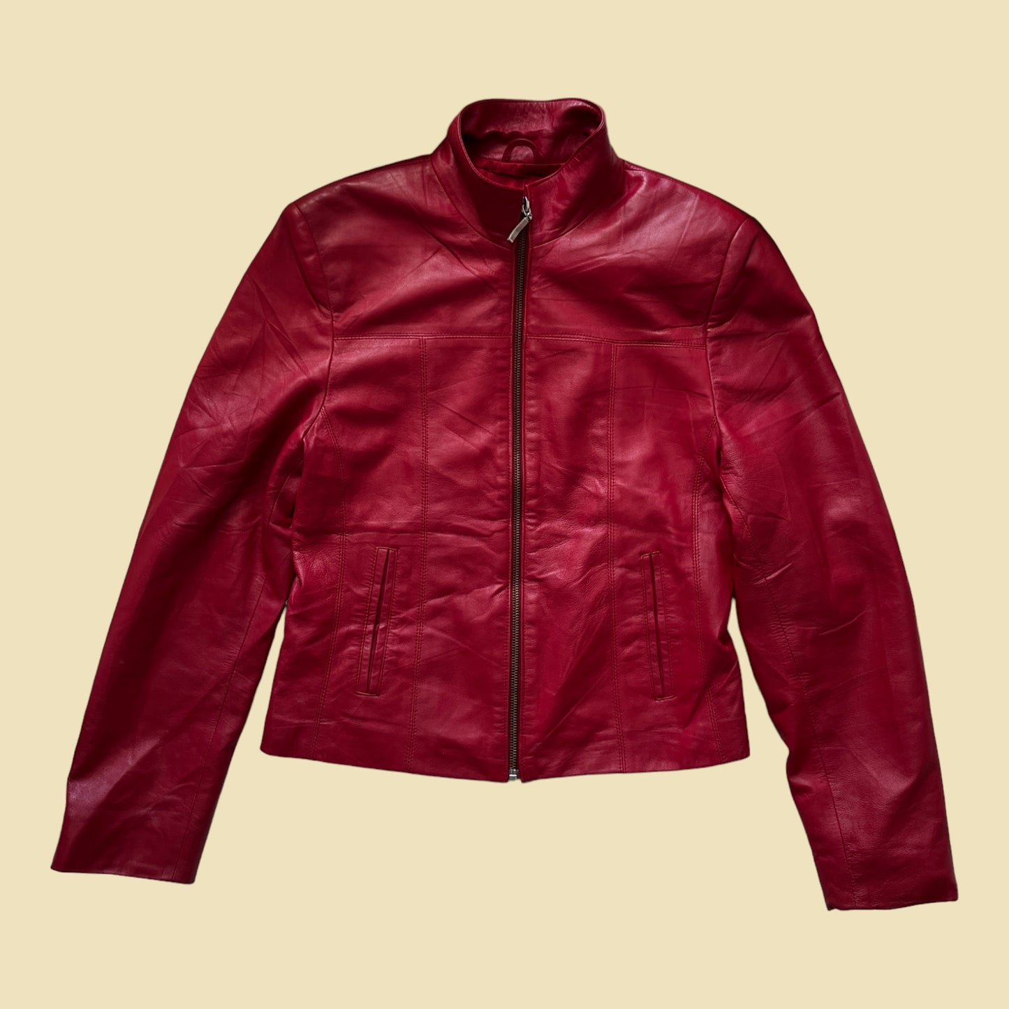 Cherry red jacket