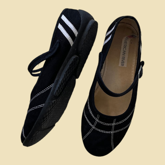 Ballerine sport noire et blanche